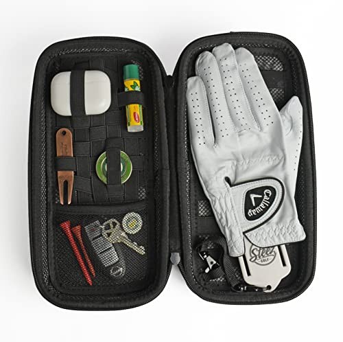 Accessory Case - Golf Bag Organizer. Airtight, Water-Resistant, Black