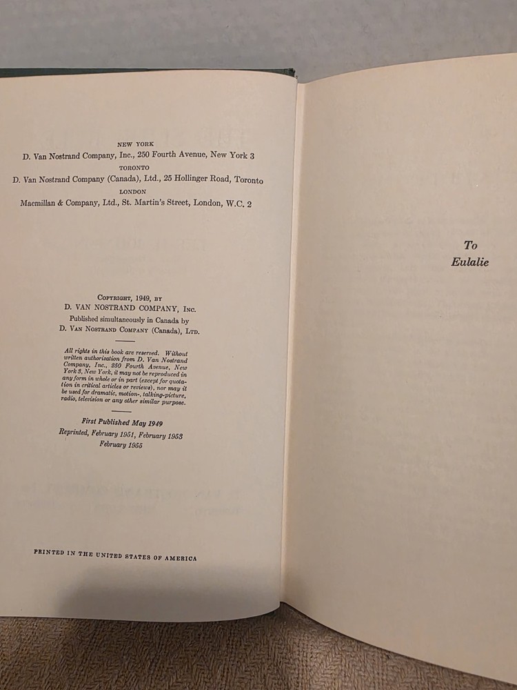 The Slide Rule - Johnson - Math/Engineering (HC, 1955)
