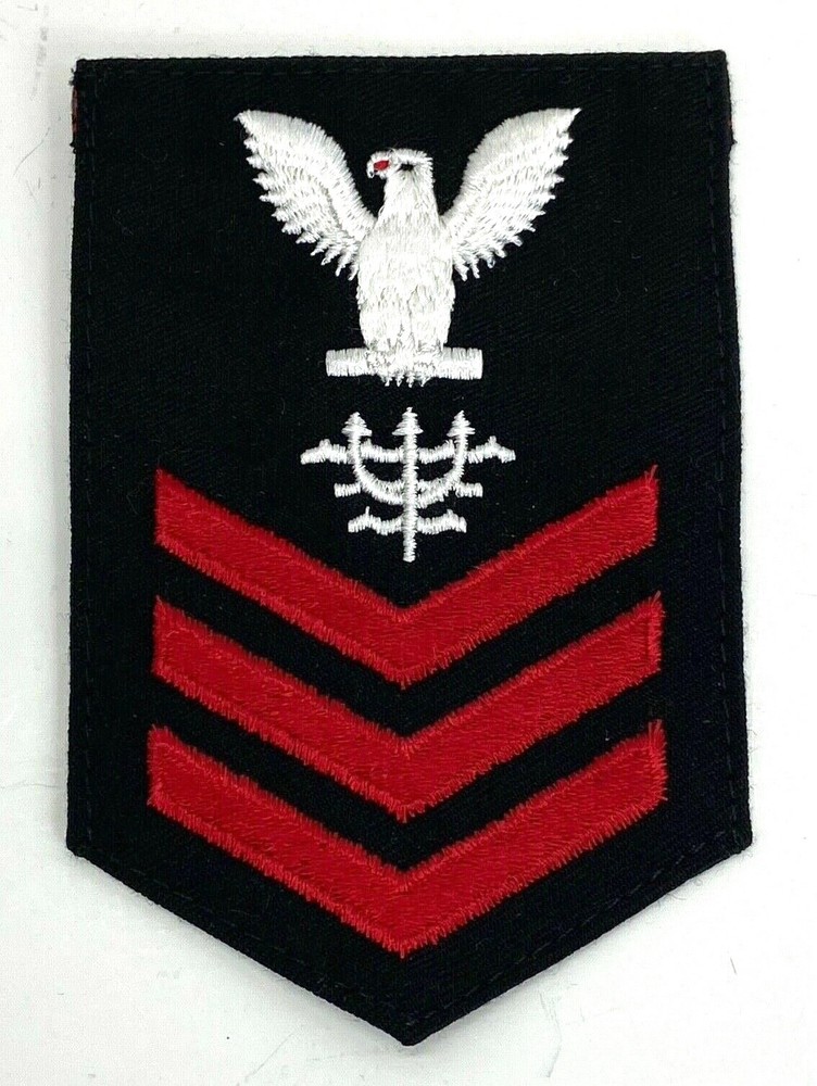 Vintage US Navy Female Ocean Systems Technician 1st Class Uniform Patch