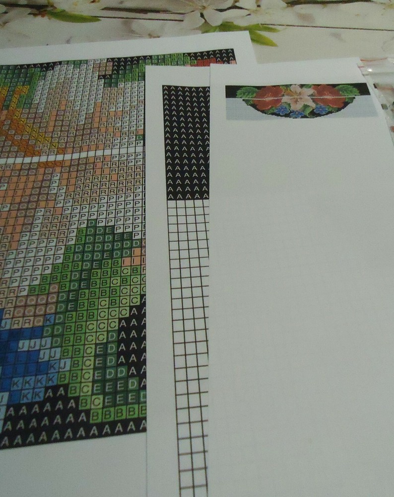 Kit for making a necklace gerdan. Beading Loom Pattern. #1