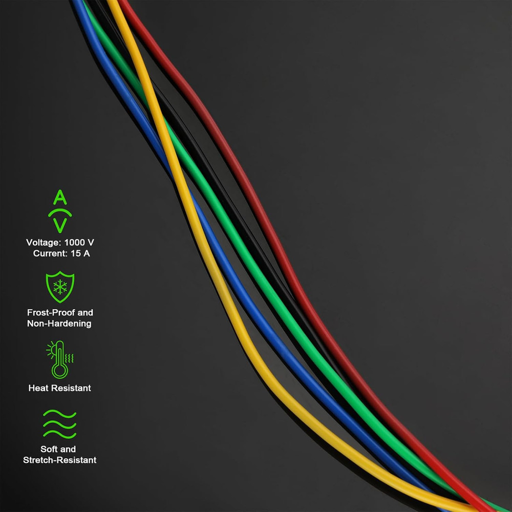 (5 Pack) Alligator Clips Test Leads With Insulators Clips Dual Ended