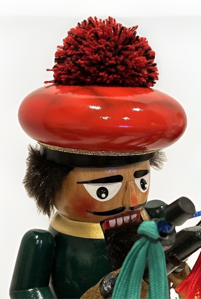 VTG Steinbach Nutcracker Scottish Chubby Bagpiper Made in Germany