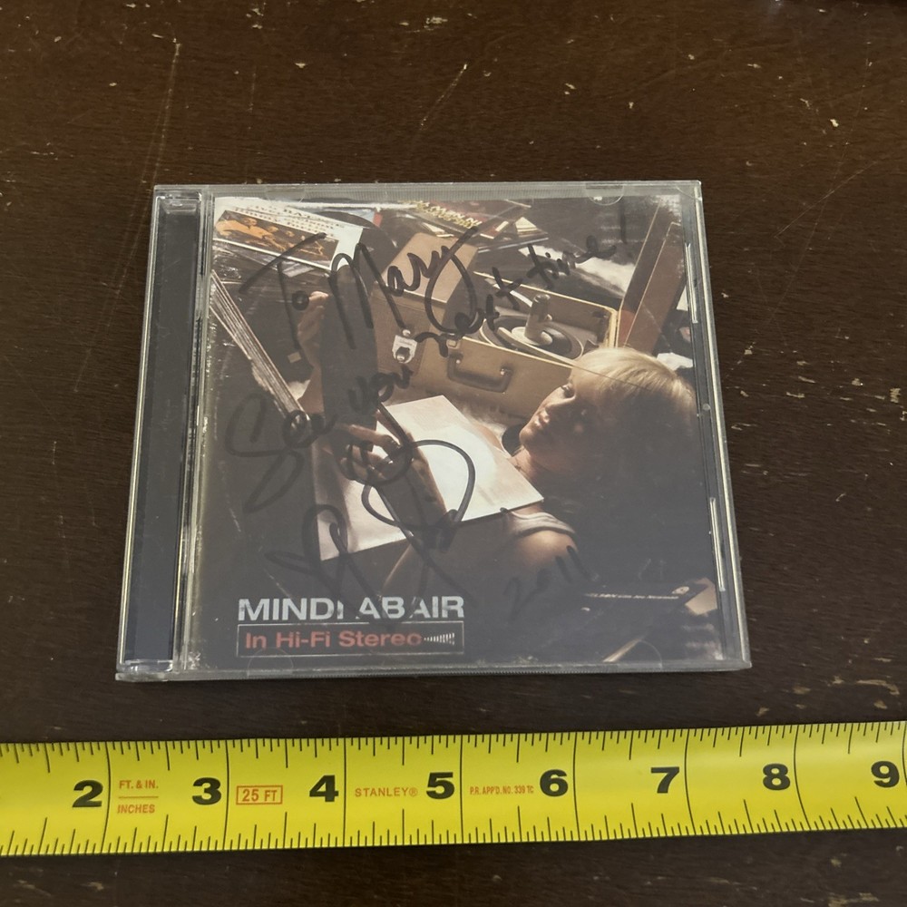 MINDI ABAIR SIGNED GENUINE AUTHENTIC HAND SIGNED AUTOGRAPHED CD RARE NICE