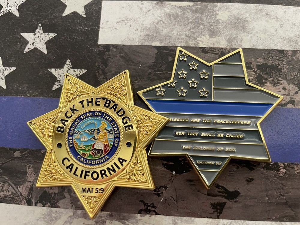 Back The Badge Challenge Coin