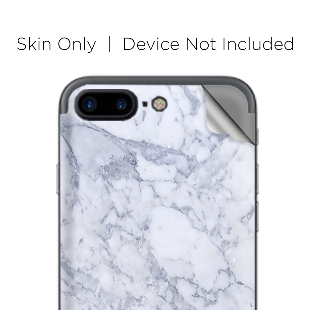 Apple iPhone 7 / 8 Plus Skins Decal Wrap Grey White Standard Marble