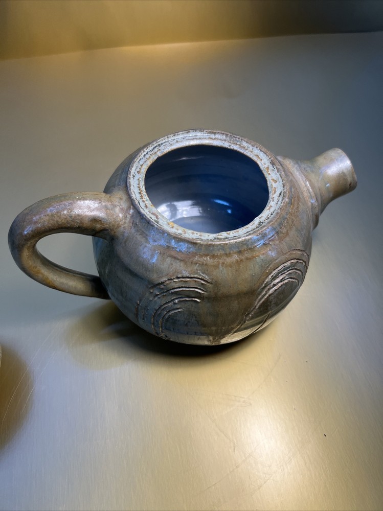 Unmarked Ceramic Teapot green