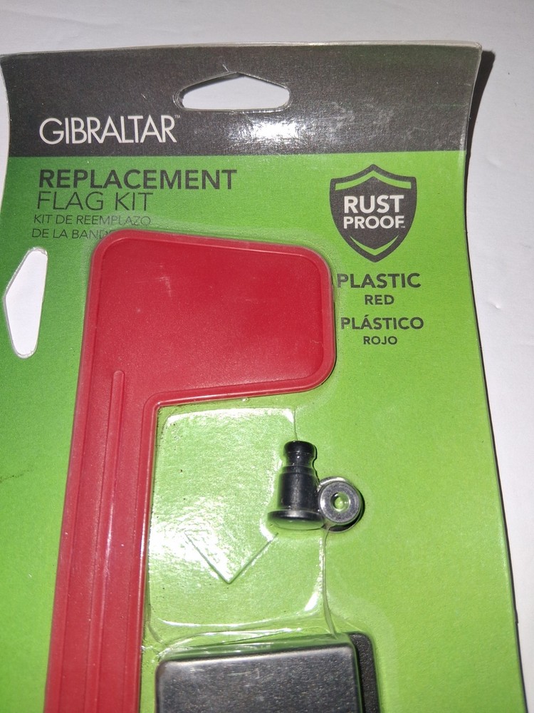 Gibraltar Mailbox Replacement Flag Kit Red Plastic RFL 10000