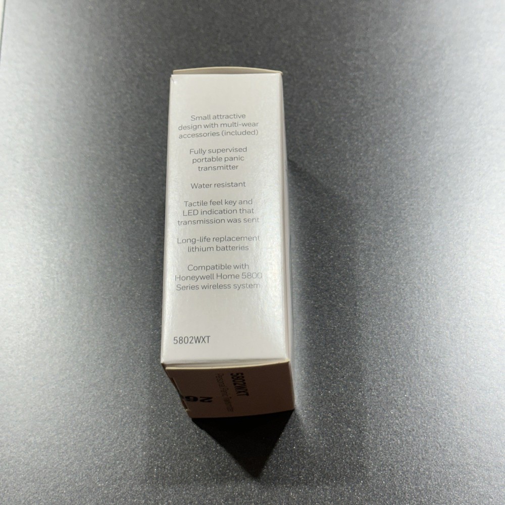 Honeywell 5802WXT Single-Button Wireless Personal Panic Transmitter - White