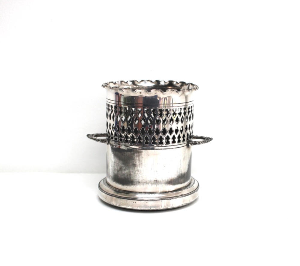 Walker & Hall Silver Plated Bottle Sleeve, Coaster
