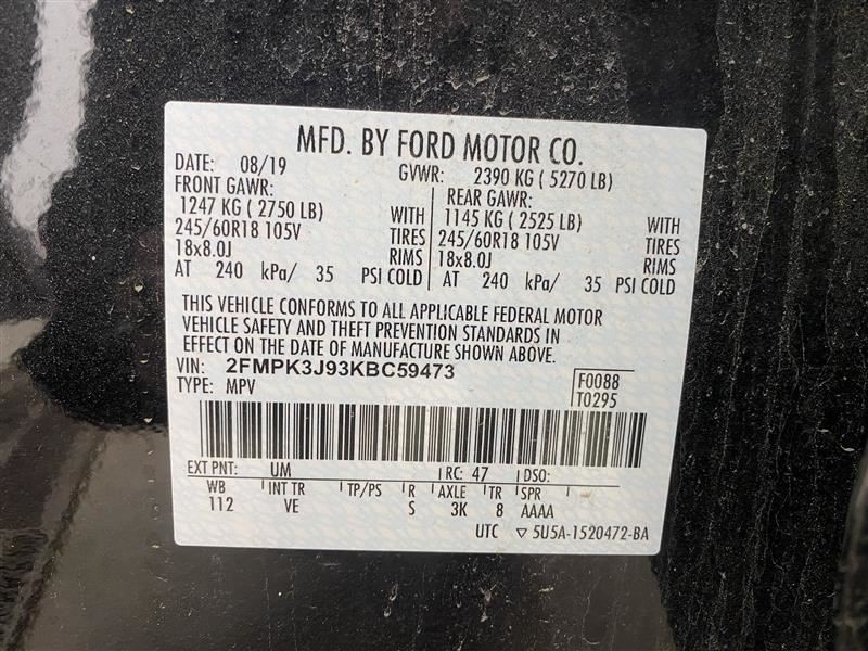 Camera/Projector Camera Windshield Mounted Fits 19-24 EDGE 2378181