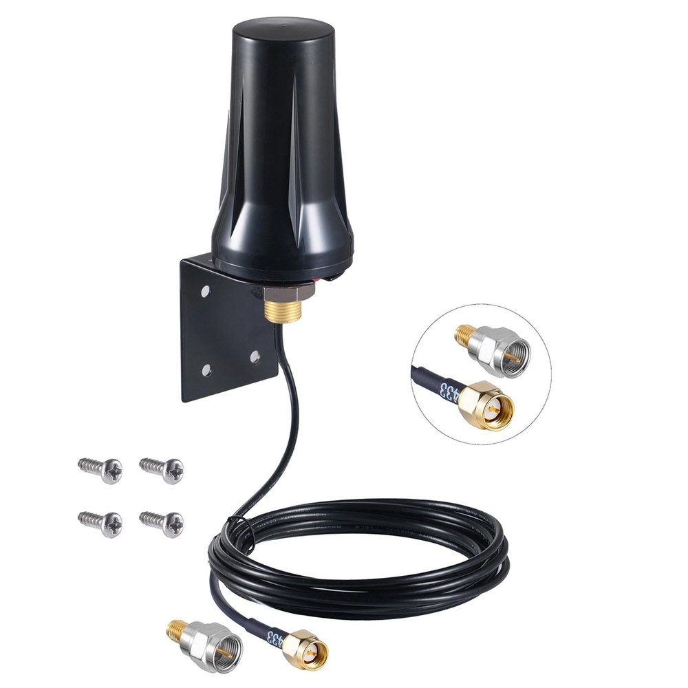 Smart Gate Door Opener Extended Long Range Receiver Replacement 433MHz Black