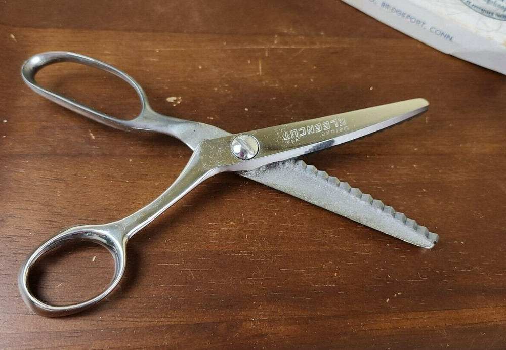 Vintage Kleencut Pinking Shears w/Automatic Stop w/Original Box, Acme Shear Co.