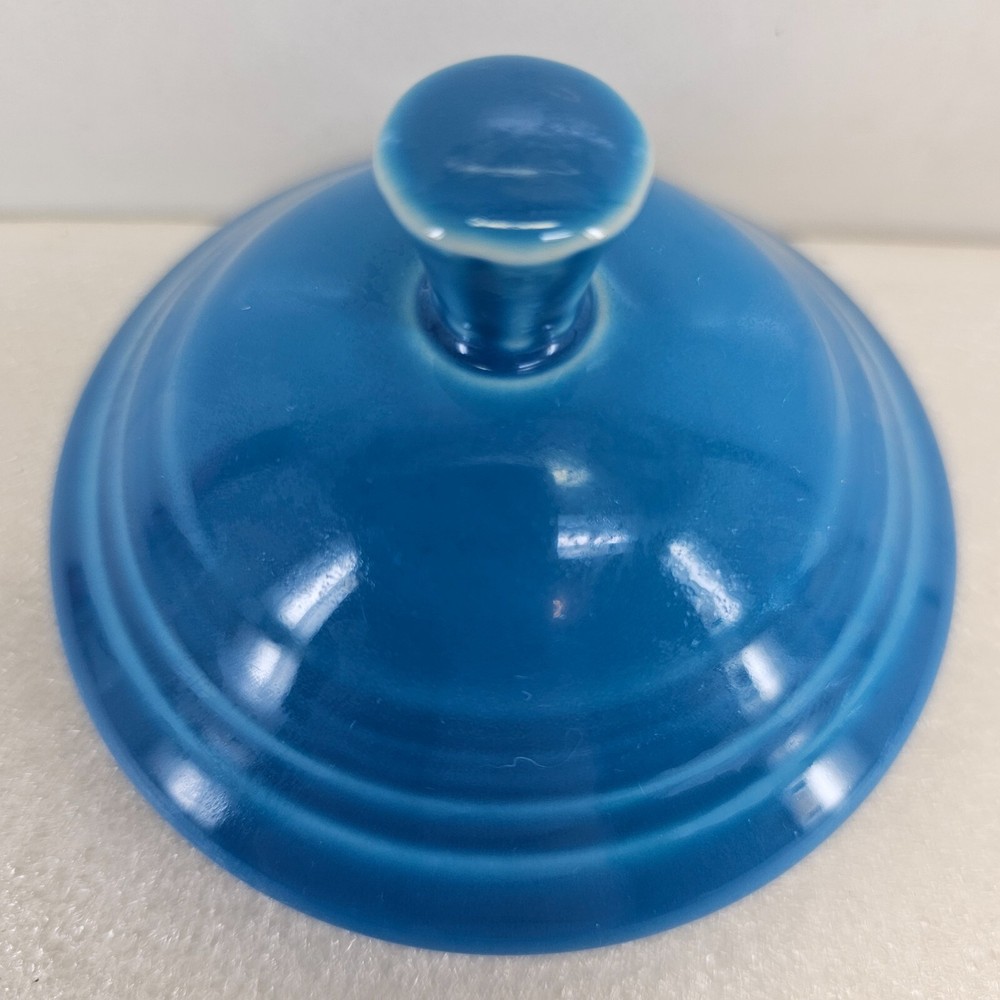 FIESTA WARE SMALL 2 CUP TEA POT LID ONLY peacock blue