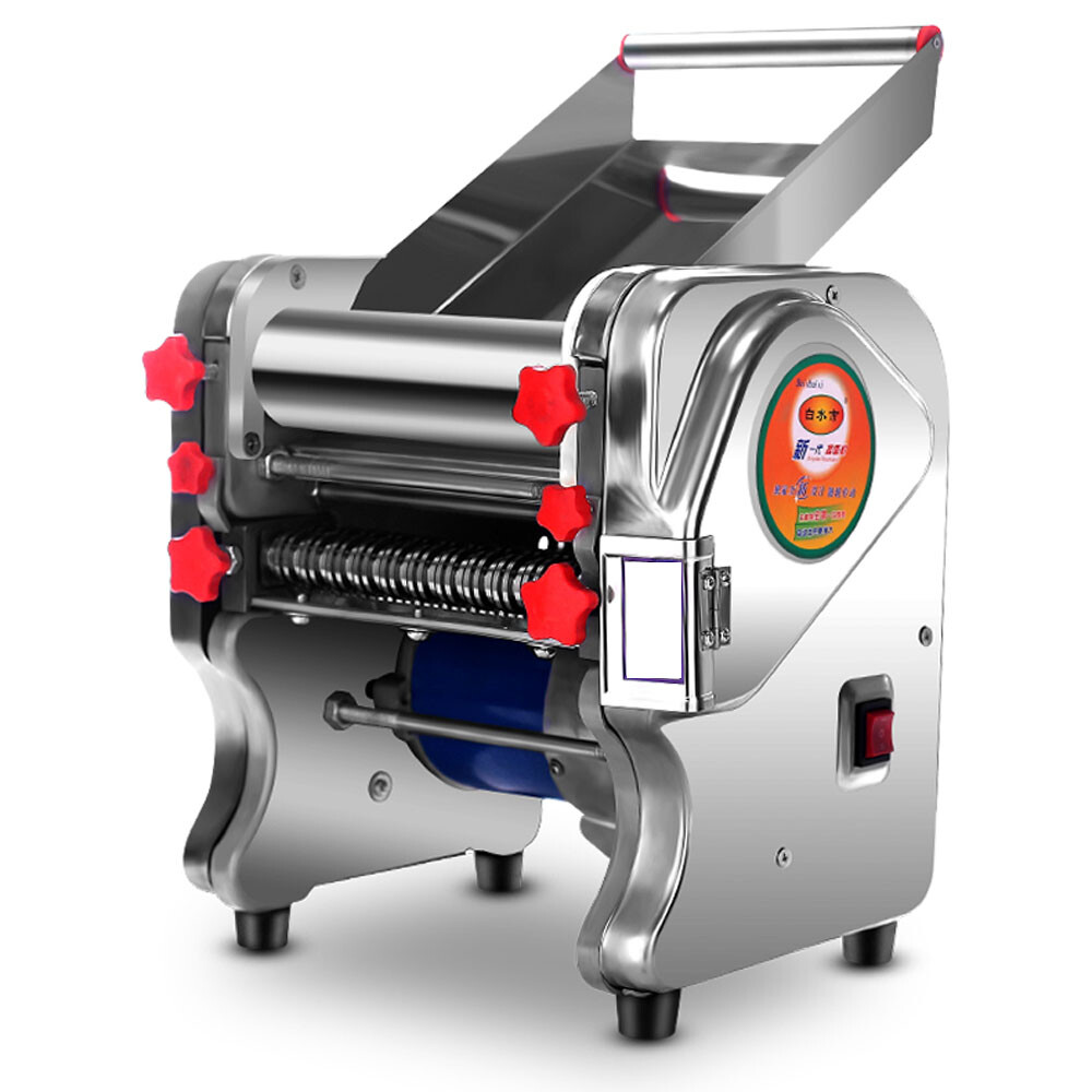 Automatic Stainless Steel Pasta Maker Commercial Electric Dough Roller Machine
