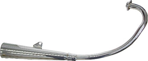 Exhaust For Suzuki GS125 Chrome 82-99
