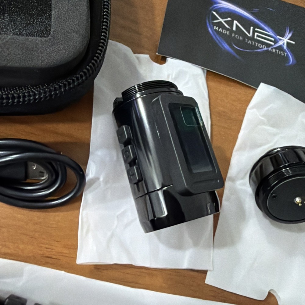 XNET Wireless Rotary Tattoo Machine Detachable Power Battery Pack Cable Case