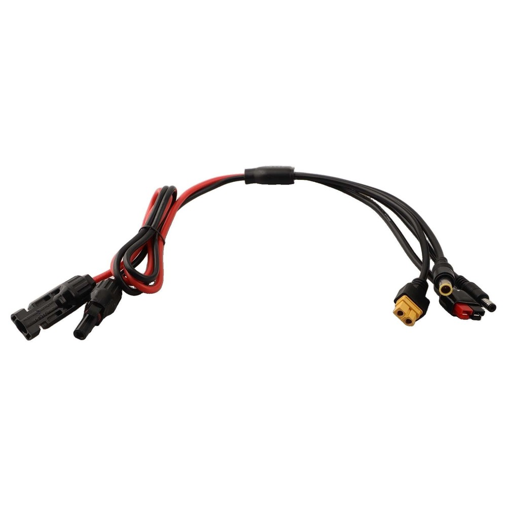 Solar Adapter Kit For Power Stations Excellent Electrical Conductivity