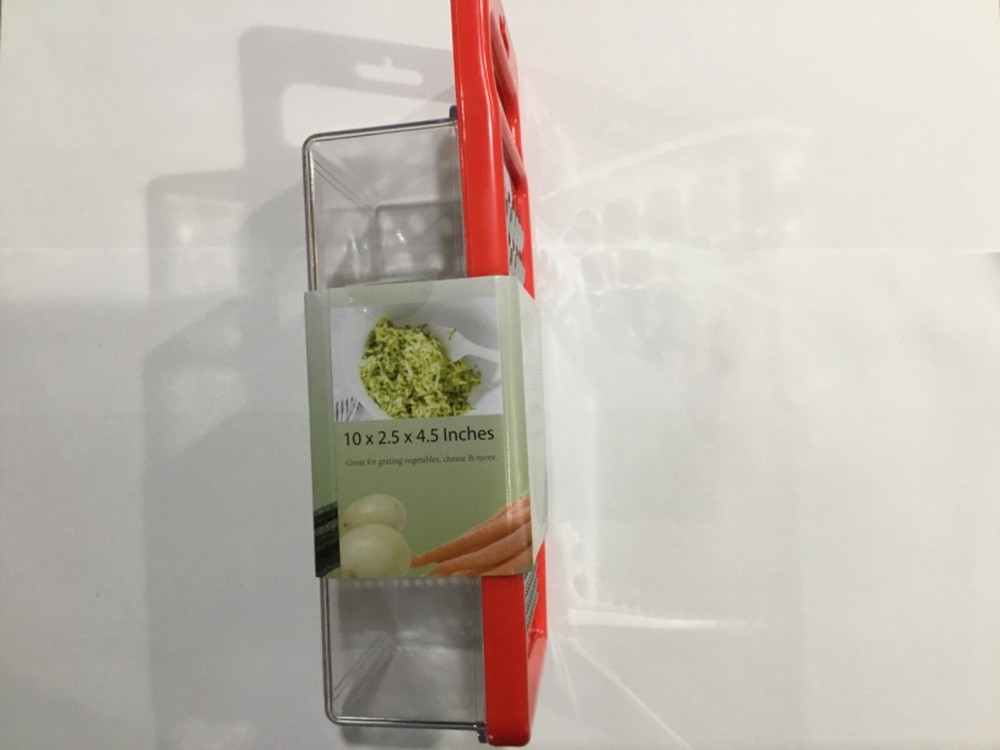 Uniware cheese vegetable box grater red