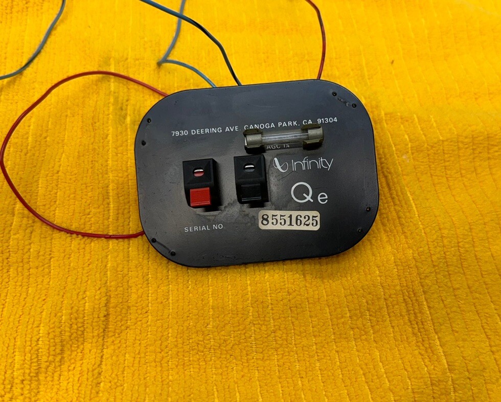 1 X Infinity Qe-Qa Crossover Speaker Connector 🔥WORKS GREAT