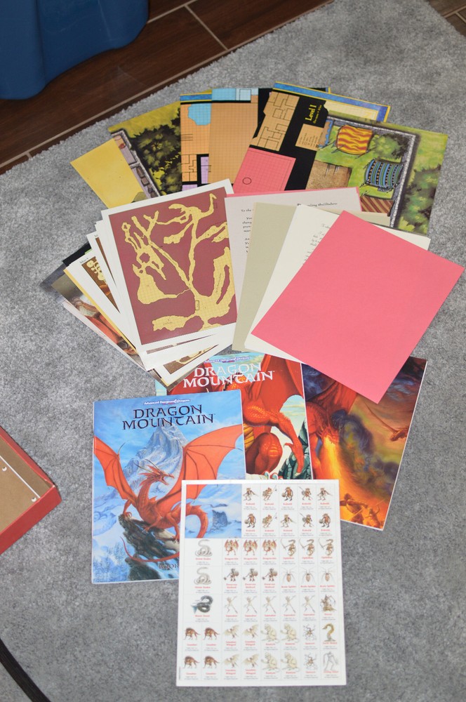 Dungeons and Dragons Dragon Mountain boxed set