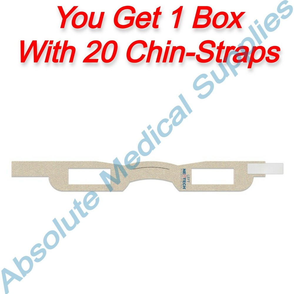 *20-Pack* Neotech ChinStrap Respiratory Support Accessory Micro N785