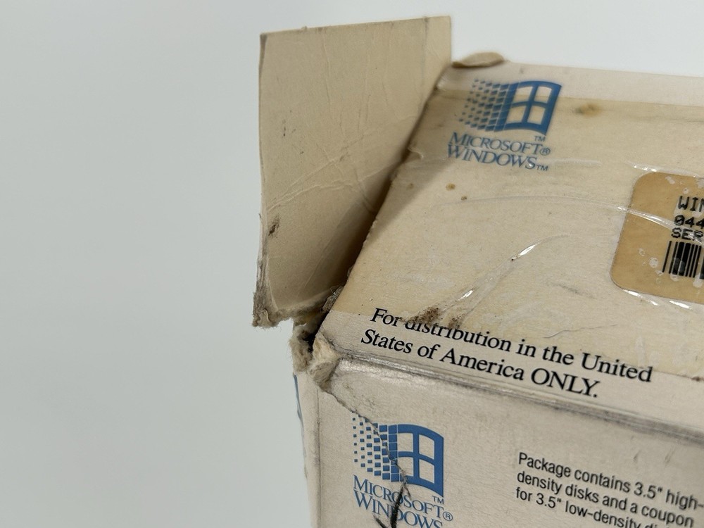 SEALED DISCS Microsoft Windows 3.1 1992 Operating System High 3.5 Disk