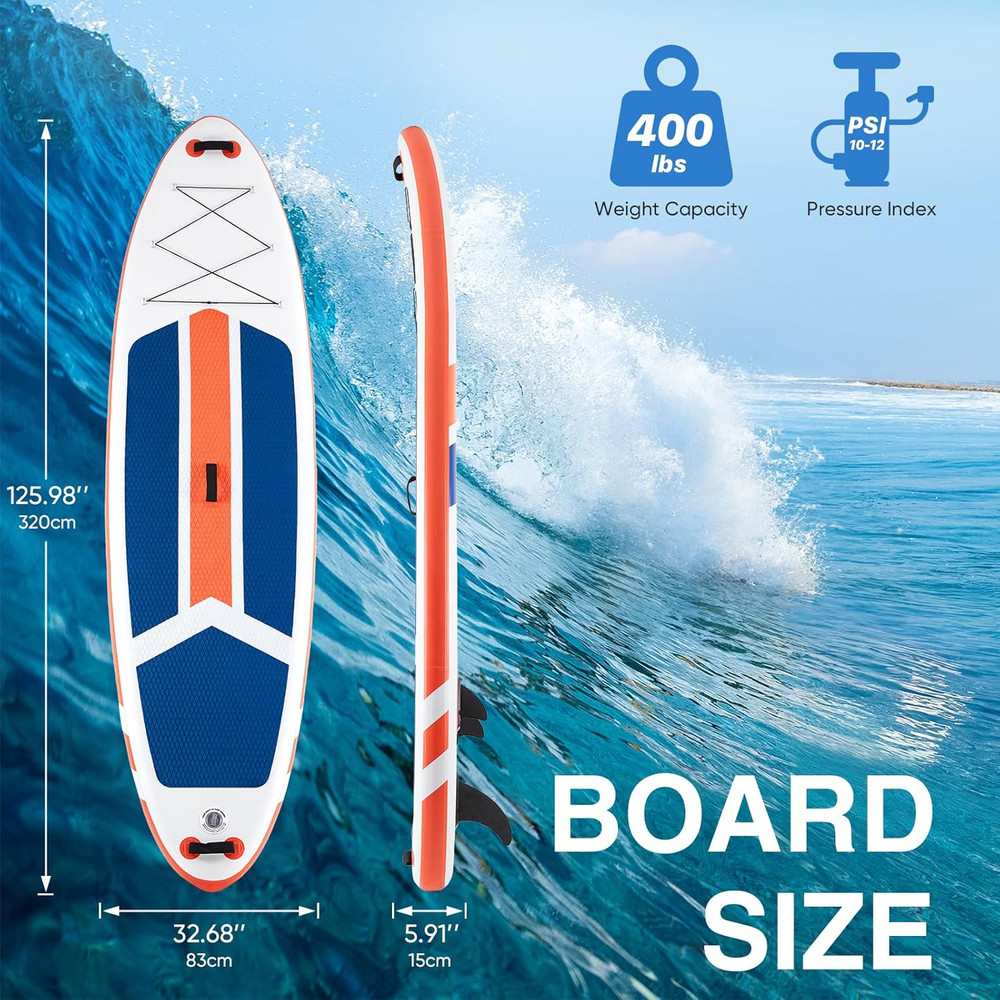 Inflatable Stand up Paddle Board with Premium SUP Paddleboard Accessories,2-In-1