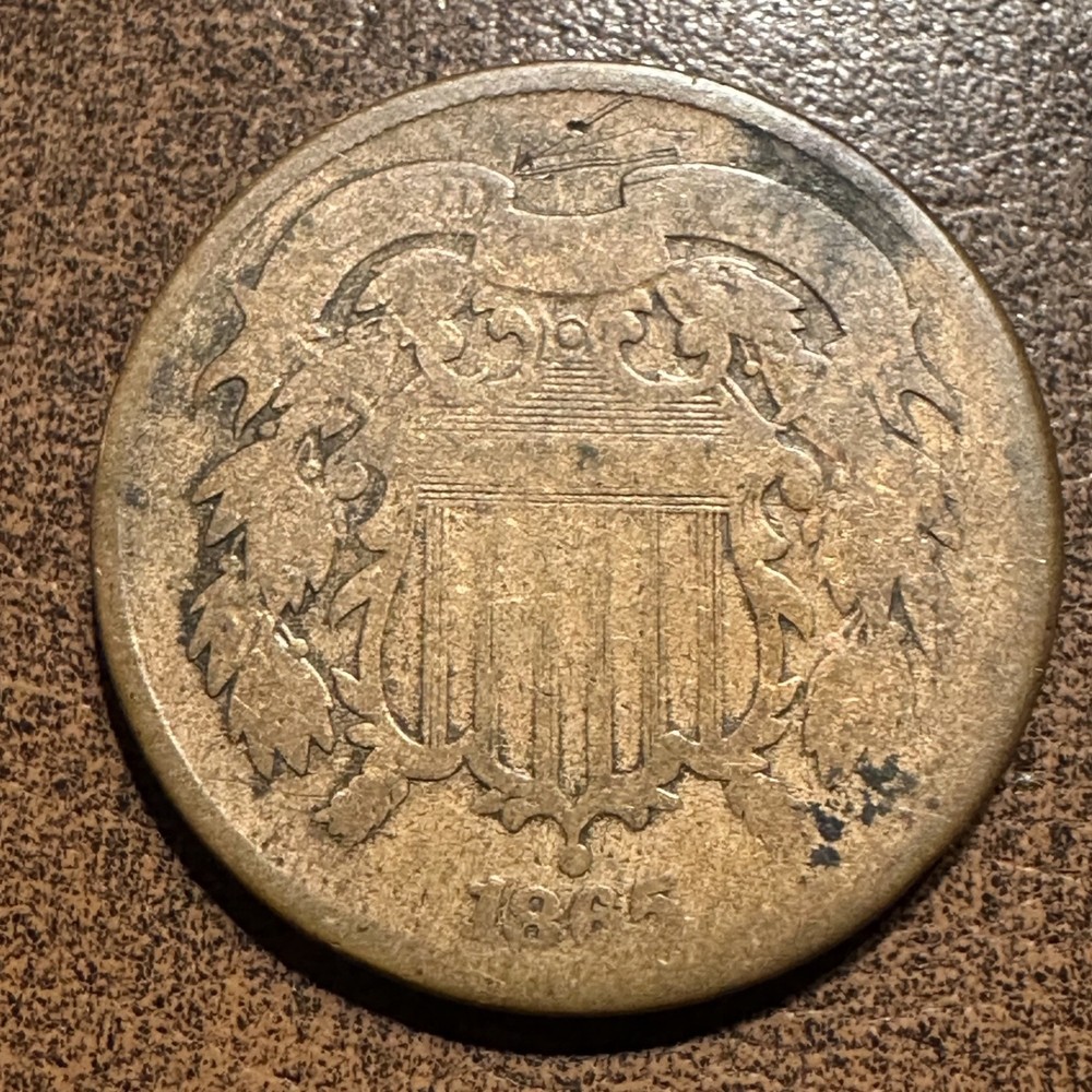 1865 Two Cents Piece