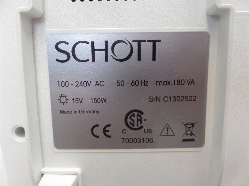 Schott KL 1500 HAL Light Source No Light Guide