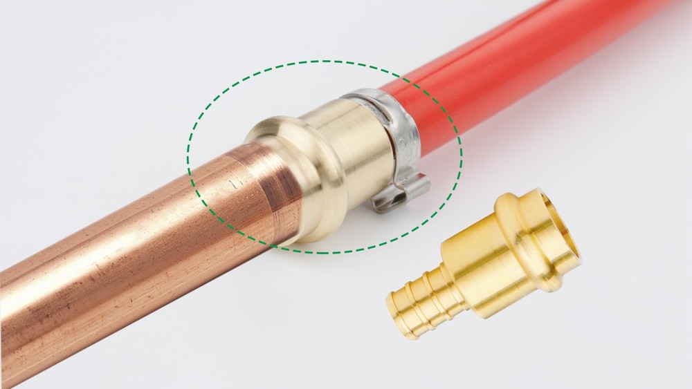WHK 12 Pack 1/2" Press Pro press x PEX x Pex, Brass