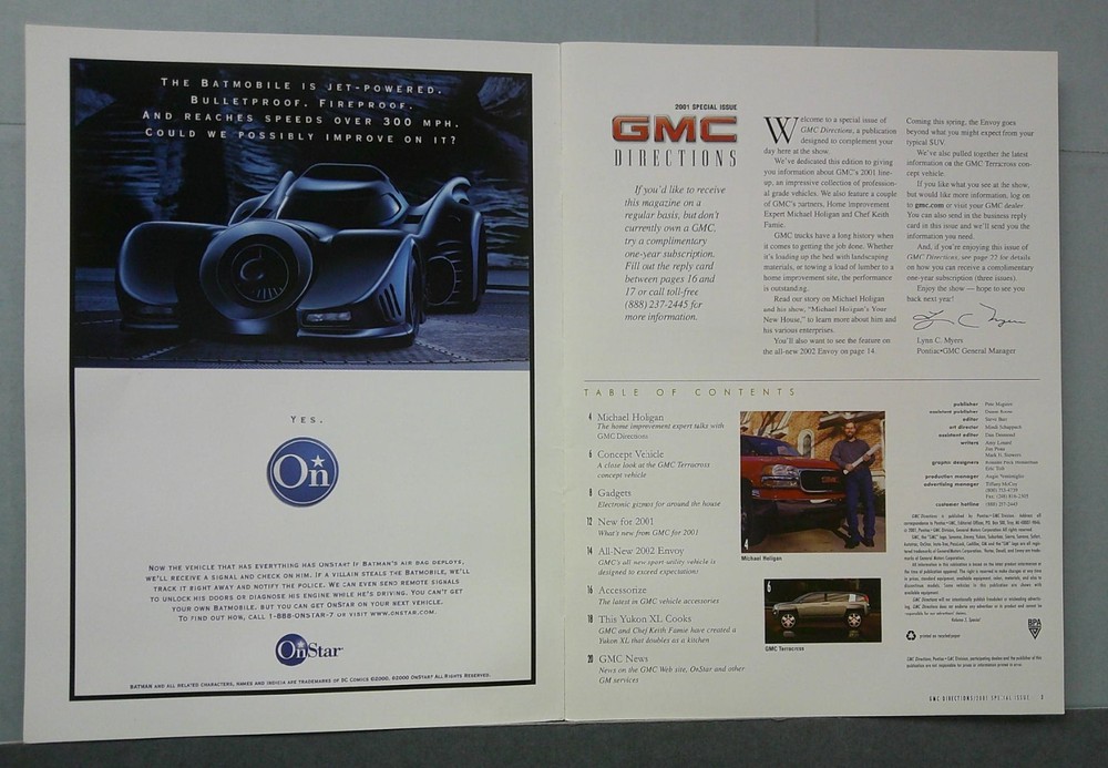 2001 GMC Sales Catalog