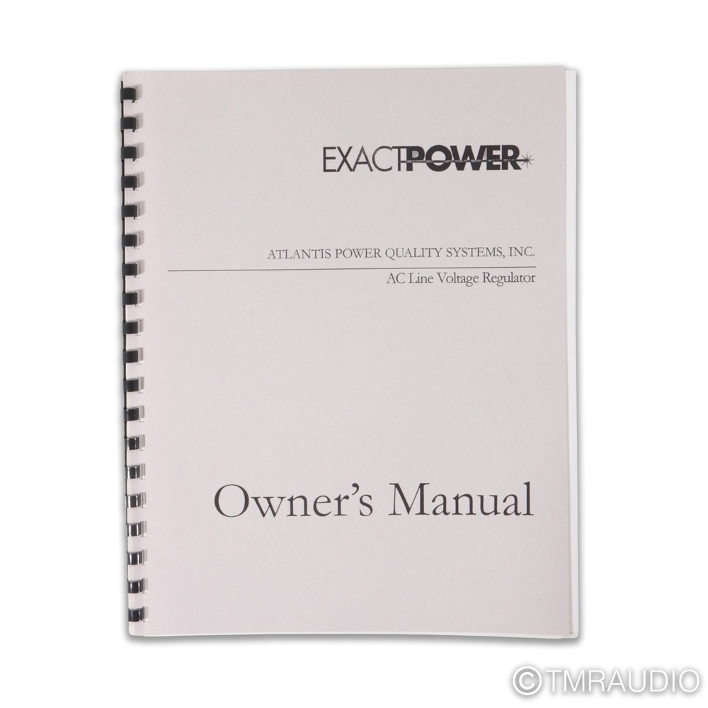 ExactPower EP15A Power Conditioner (Internal Hum)