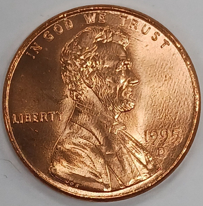1995-D Lincoln Cent BU Red Uncirculated