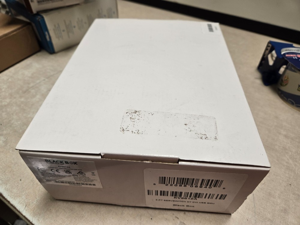 BLACK BOX KV9612A DESKTOP KVM SWITCH NOB