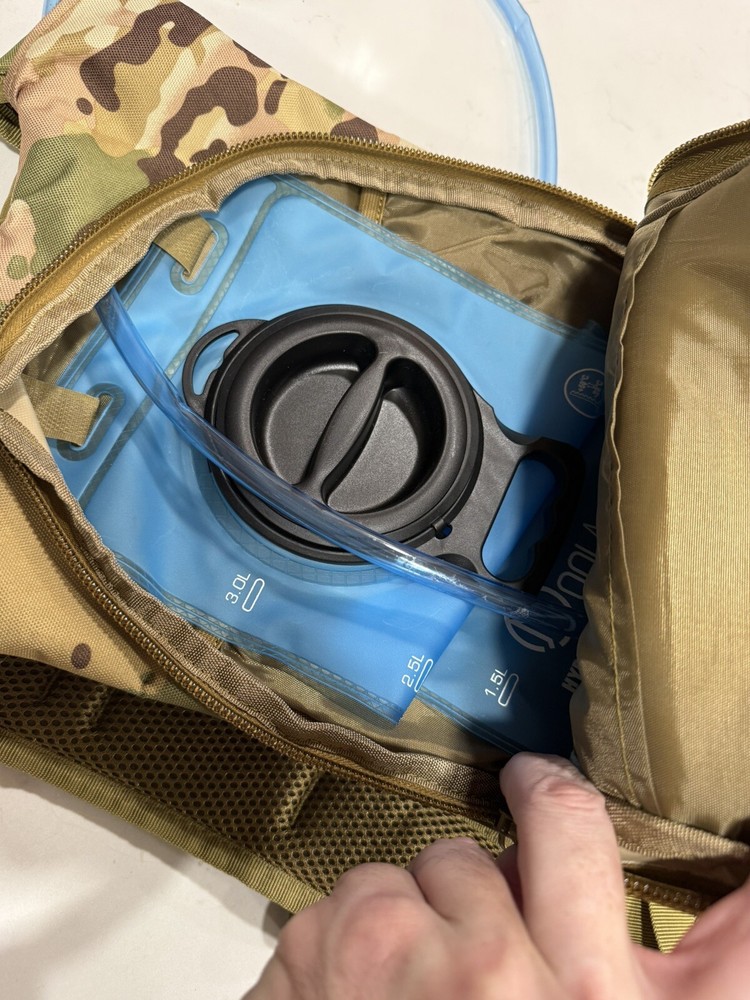 NOOLA Hydration Backpack with 3L TPU Water Bladder, Tactical Molle Water Back