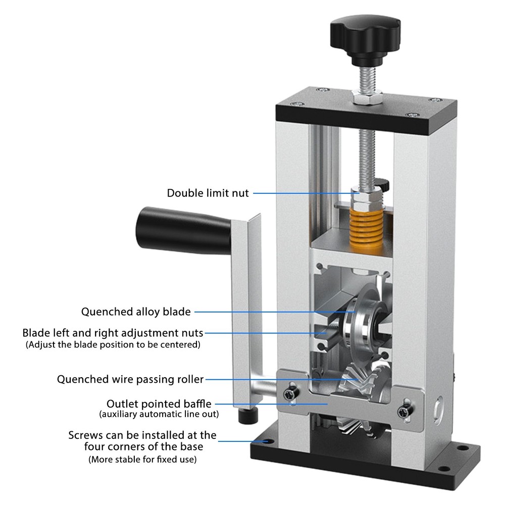 Portable Wire Stripping Machine Drill Powered Copper Cable Stripper Tool 1-25mm