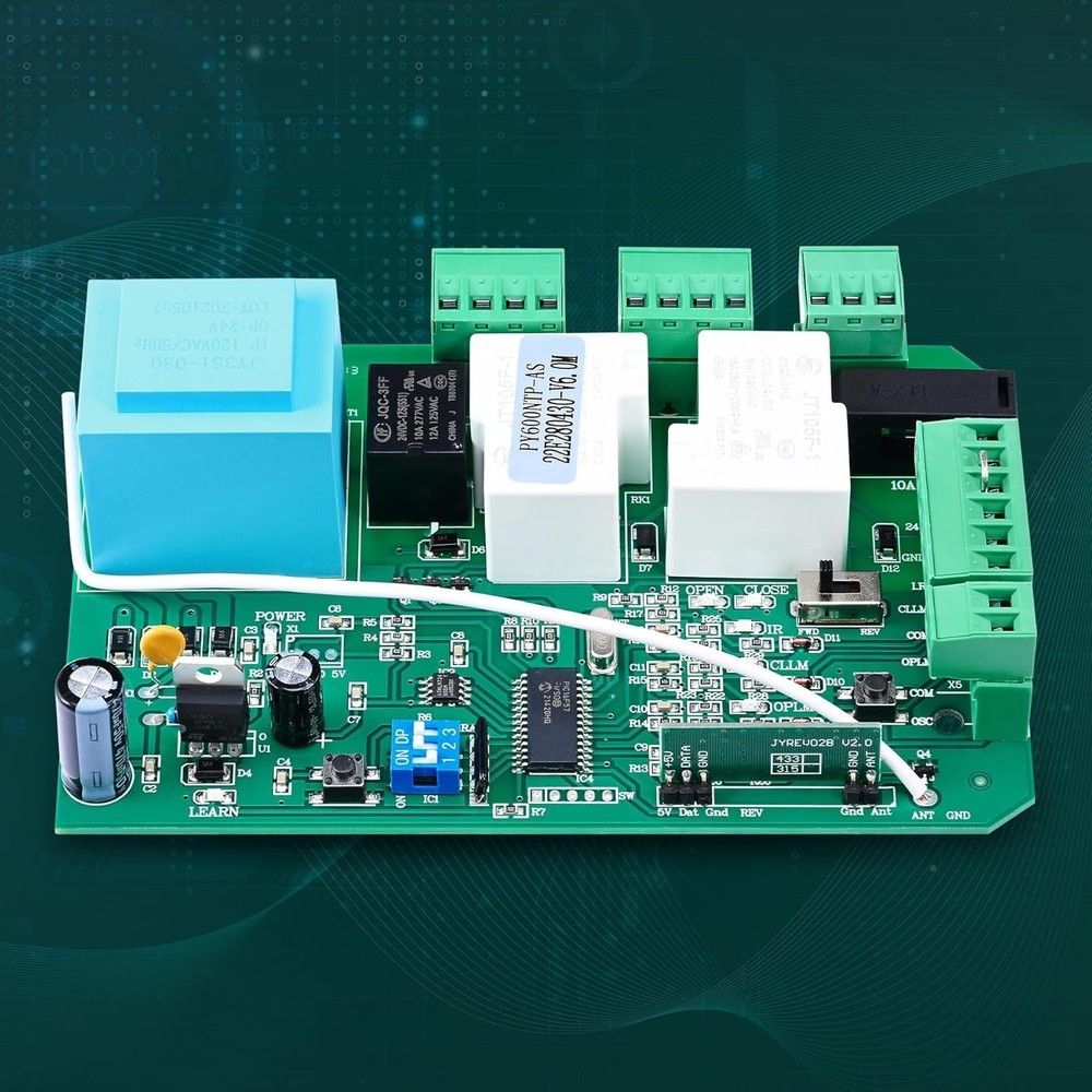Sliding Gate Motor Controller with Rolling Encryption and Remote Access