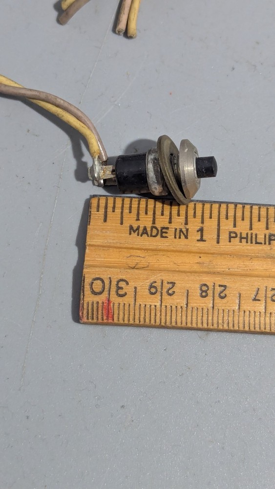 Vintage Push button Momentary Switch – Panel Mount – Industrial / Test Equipm