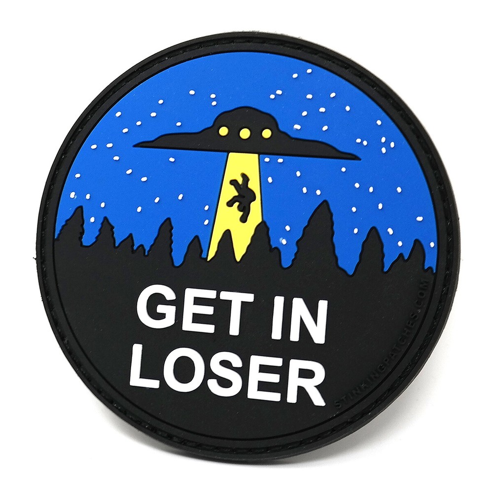 Get in Loser PVC Rubber Morale Patch | Funny Tactical Patch