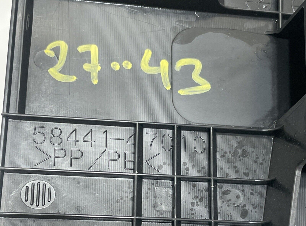 2021 Toyota Prius Rear Lower Trim Battery Cover RH OEM 58441-47010