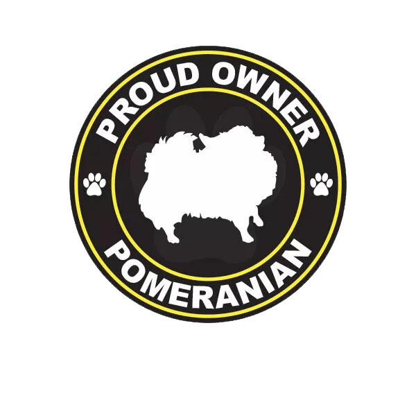 Proud Owner Pomeranian Sticker