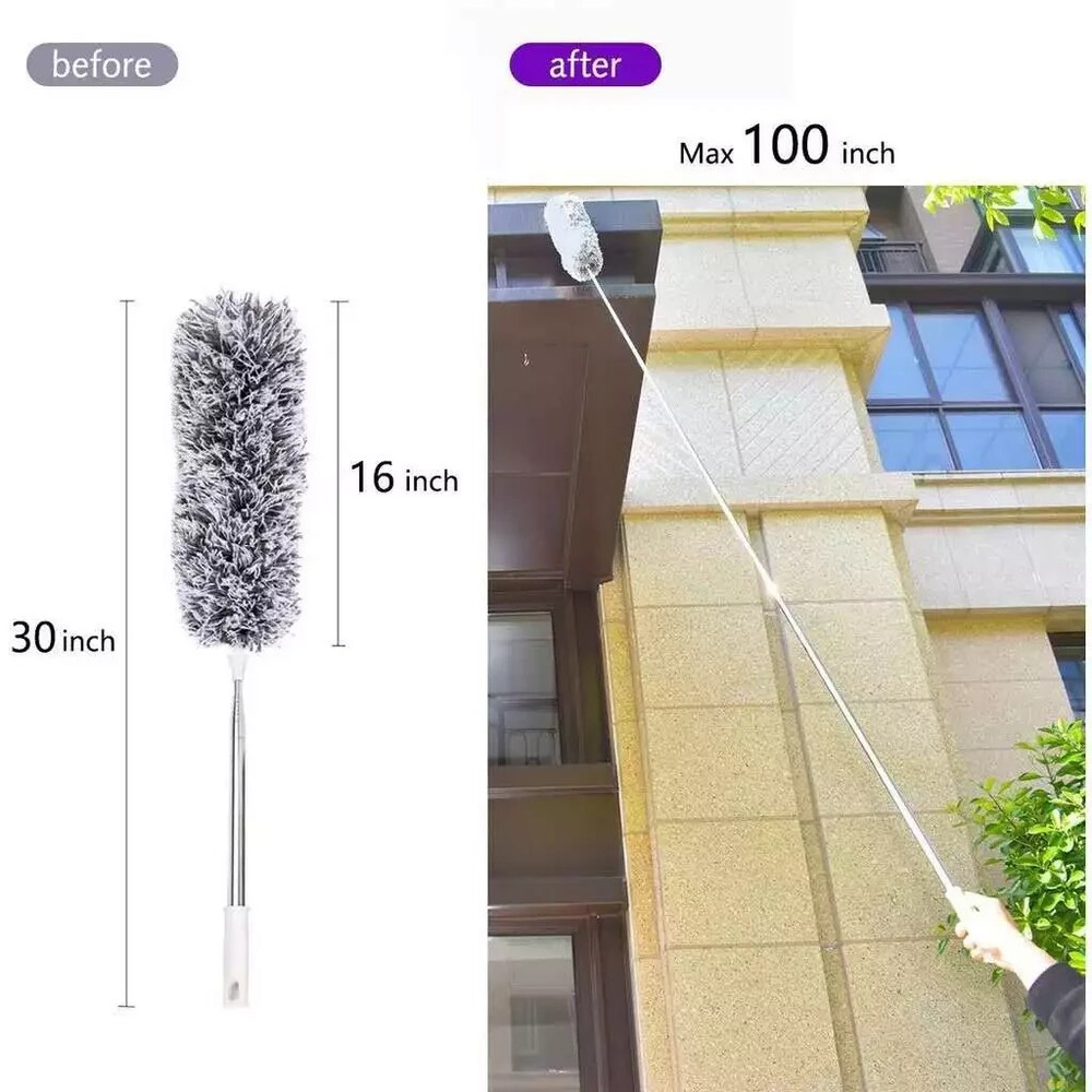 Bendable and Extra-Long Microfibre Washable Duster