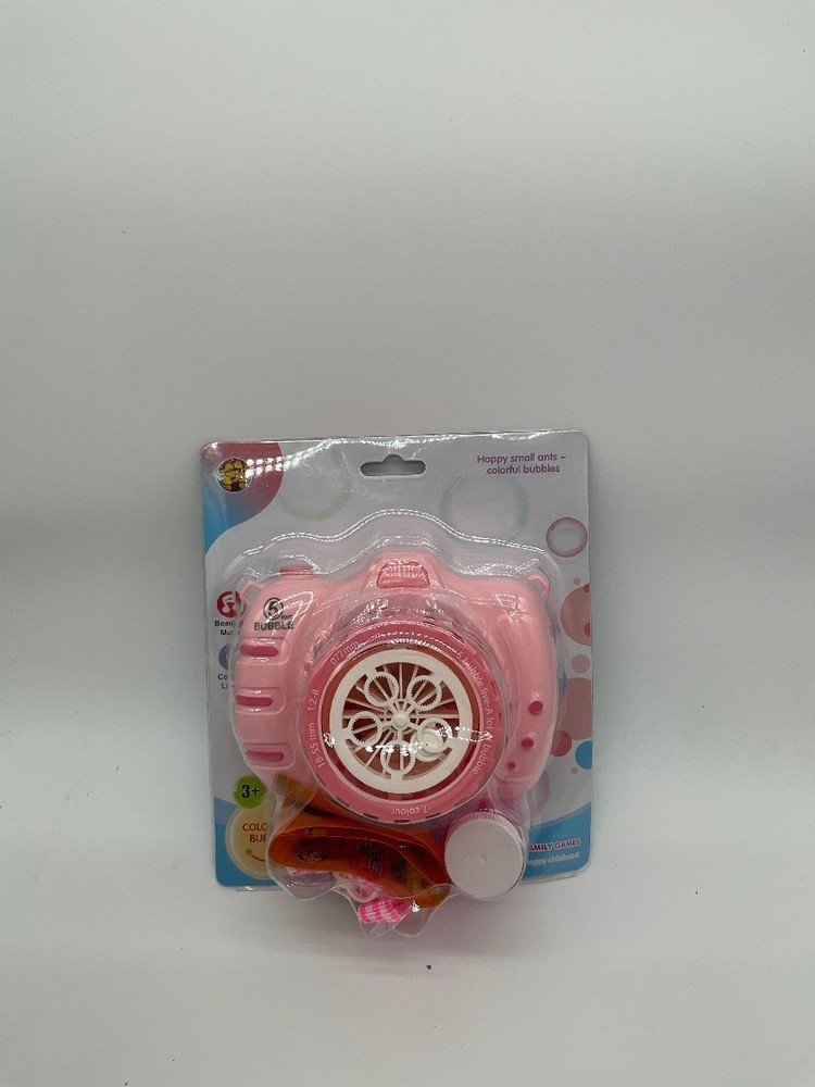 Bubble Camera Pink Bubble Blower Toy Camera Bubble Maker With Music New