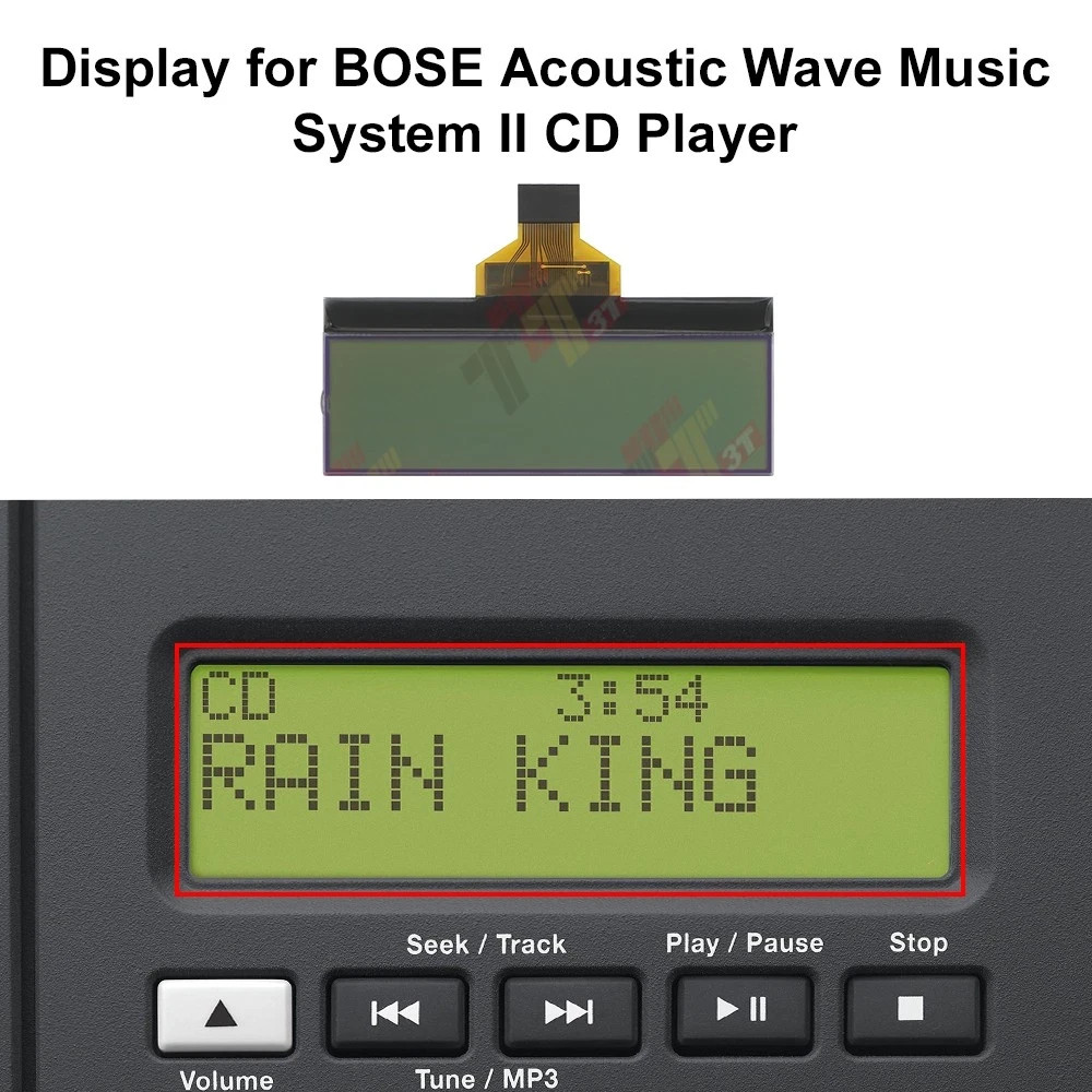 Display for BOSE Acoustic Wave Music System II CD Player