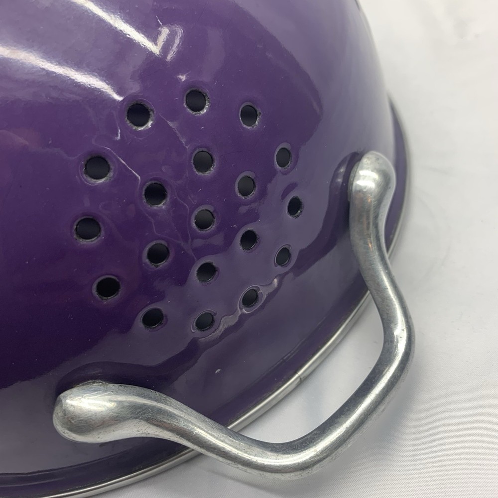 Colander Strainer Deep Purple, 2 handles