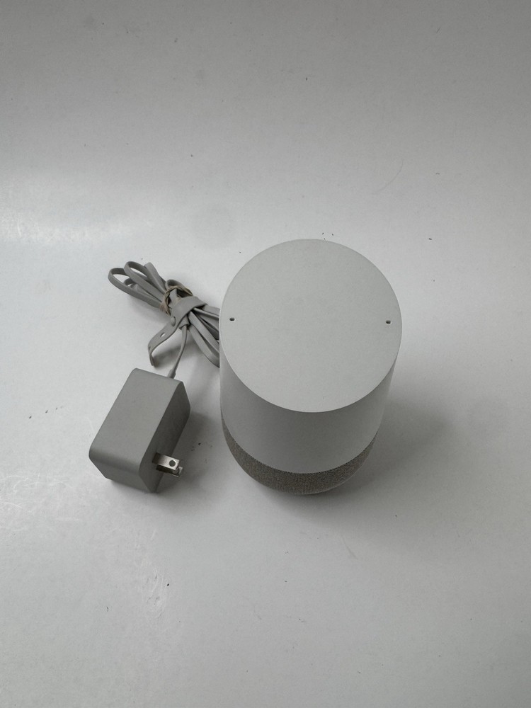 Google Home Smart Speaker 1st Gen Voice Assistant WiFi Bluetooth White
