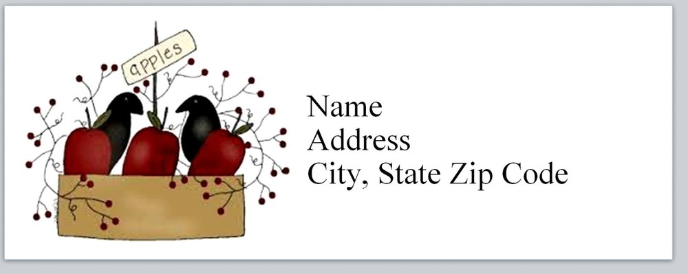 Personalized Address Labels Primitive Country (P 30)