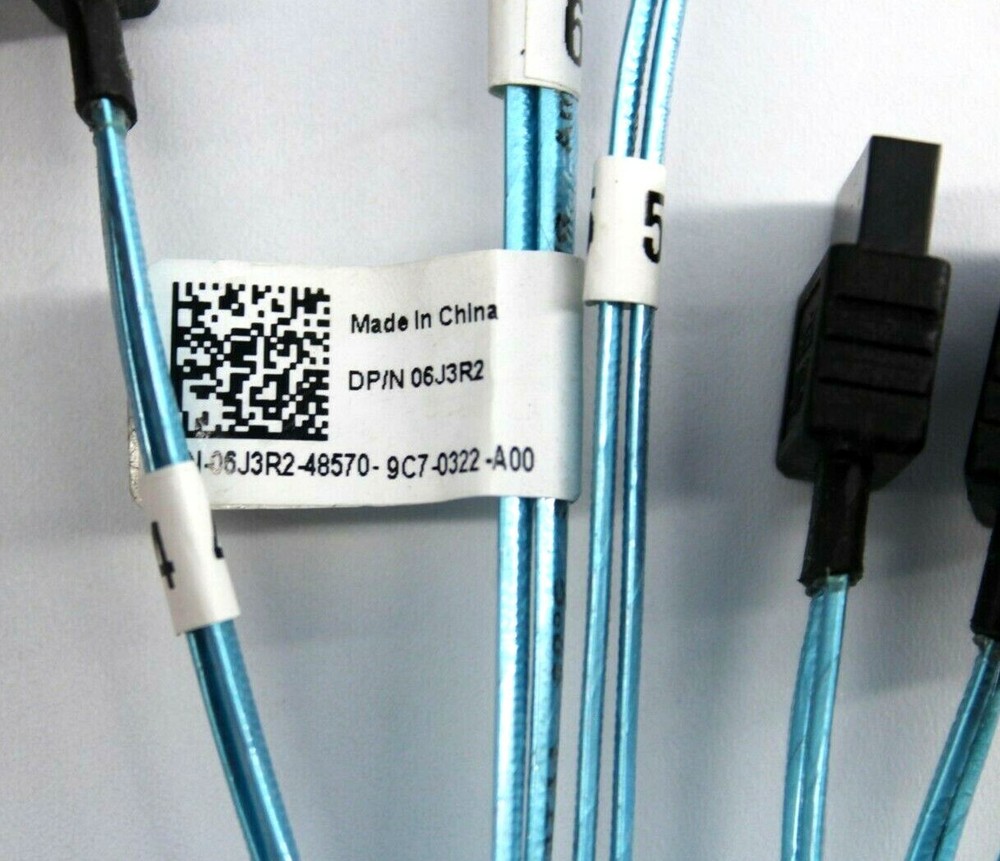 6J3R2 DELL PowerEdge C6100 6 Drop SATA Data Cable NEW!~