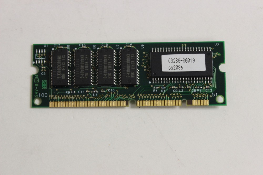 HP C3289-80019 C3289-80020 ADOBE POSTSCRIPT 3 100 PIN MODULE
