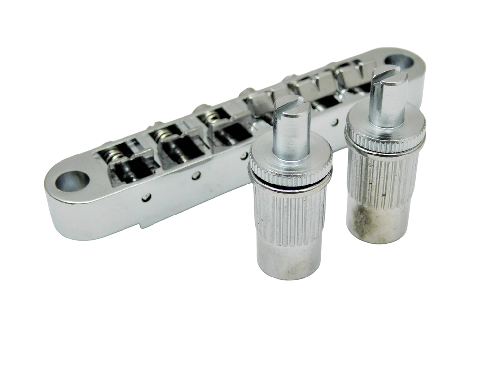 Tune-O-Matic Bridge for Epiphone Les Paul, SG Chrome